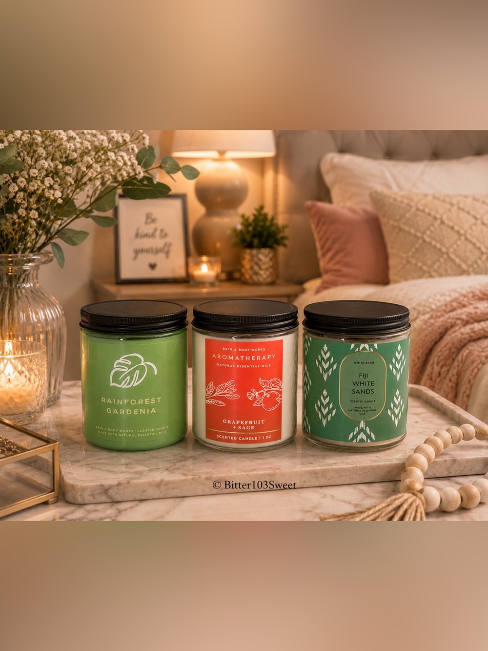 Lot of 3 Bath & Body Works Single Wick Candles